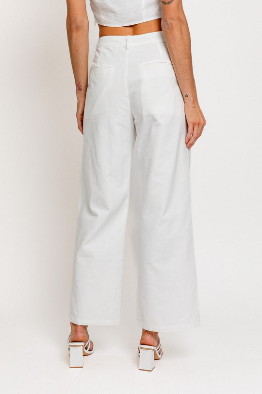 Linen white pants