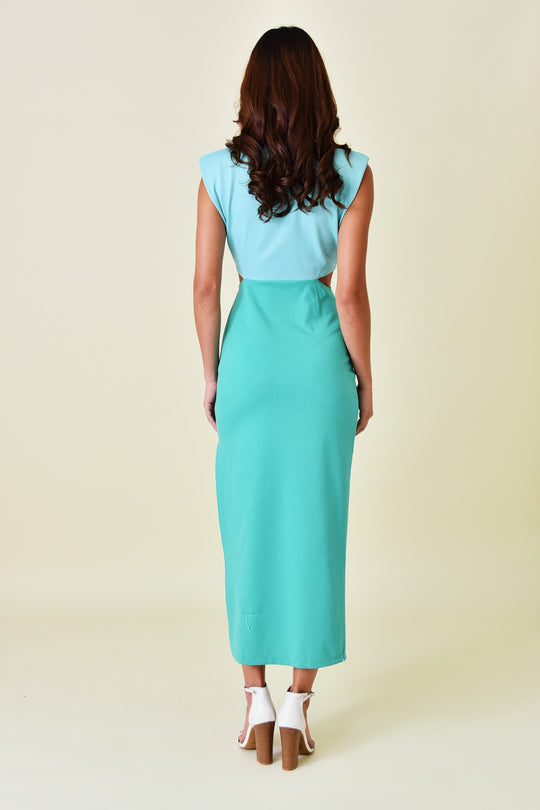 Tamarin cut out maxi dress