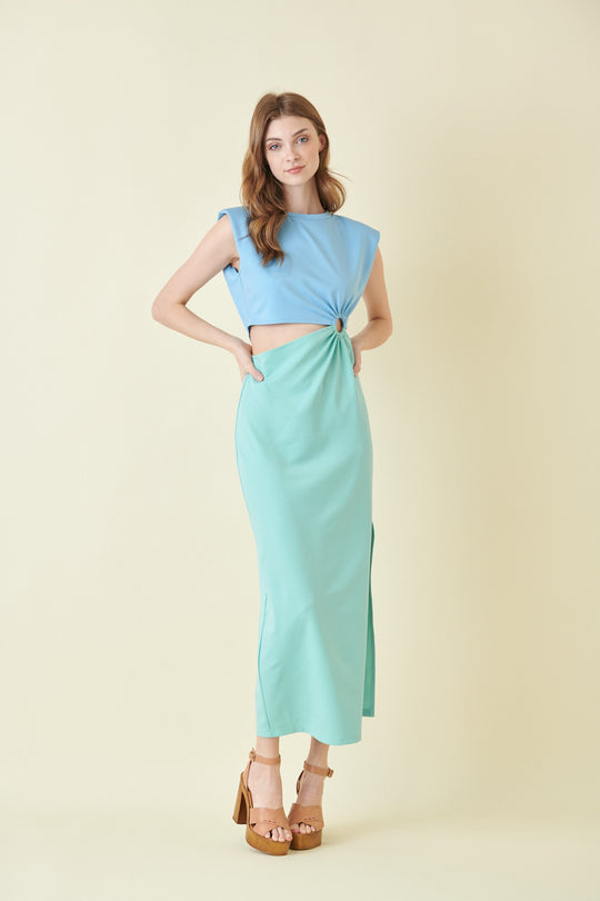 Tamarin cut out maxi dress