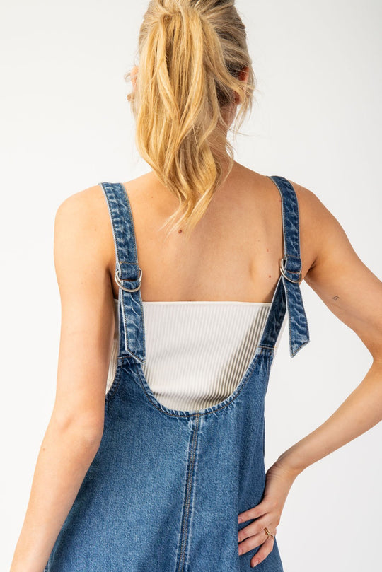 Denim romper