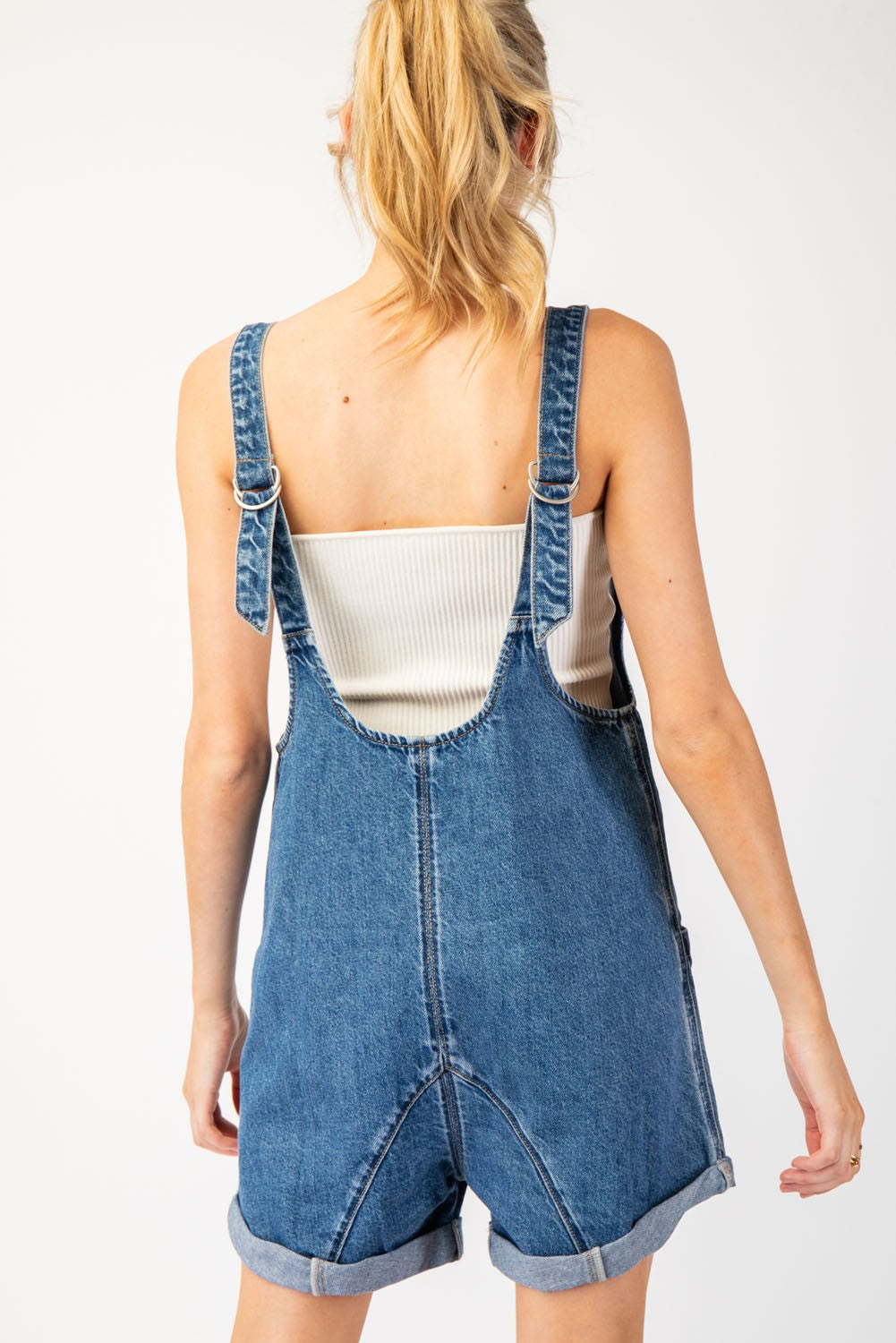 Denim romper