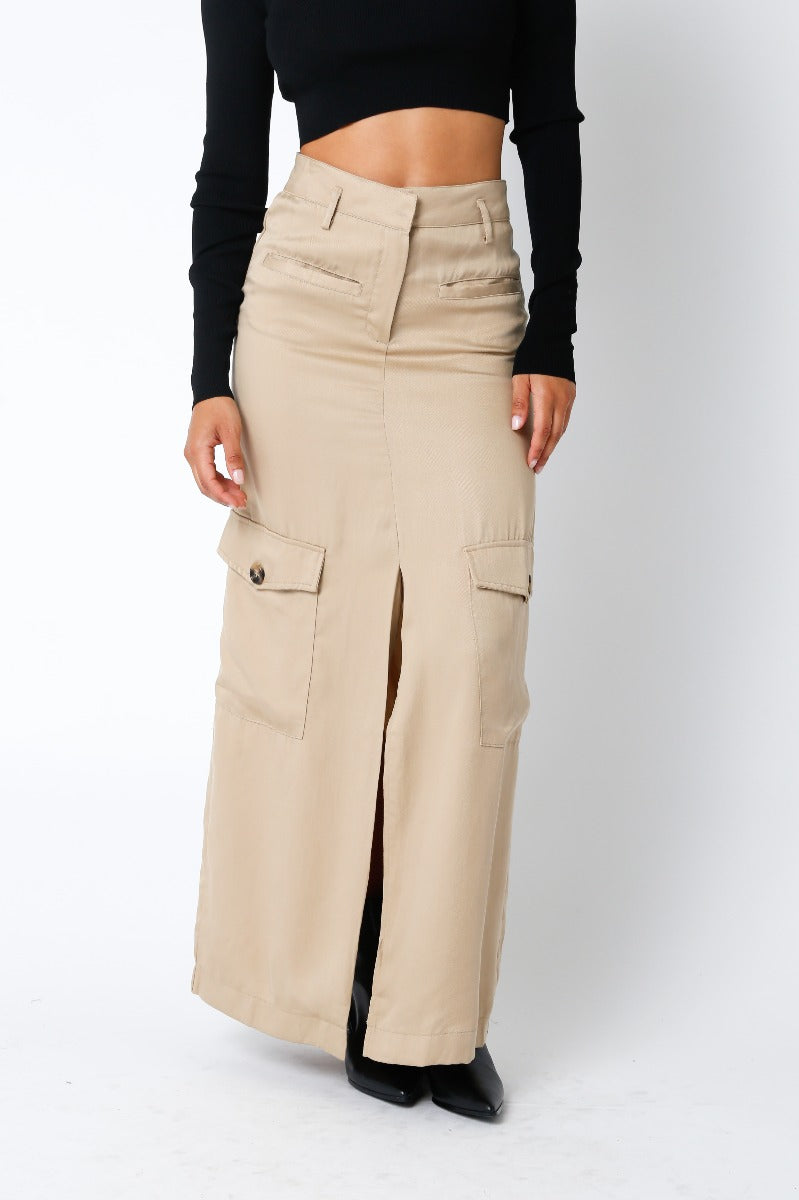 Cargo Maxi skirt